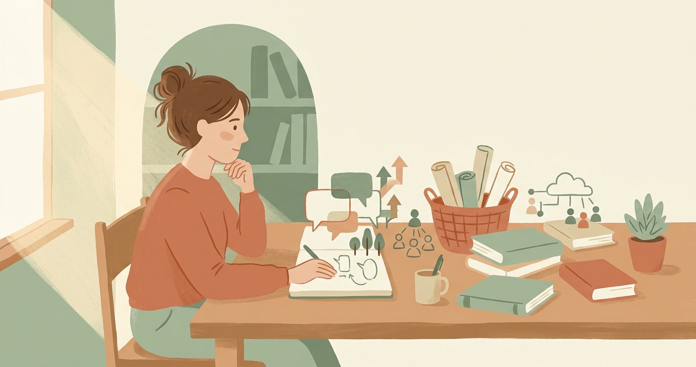 Illustration for the article: Building Your Author Platform Before You Publish